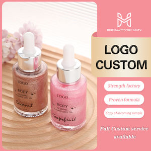 Huile Scintillante Corporelle Personnalisée MLM 35ml avec Logo Personnalisé, Huile Correctrice Visage et Corps, Illuminateur Liquide Végétalien Parfumé, Huile Scintillante Corporelle - Product Image 2