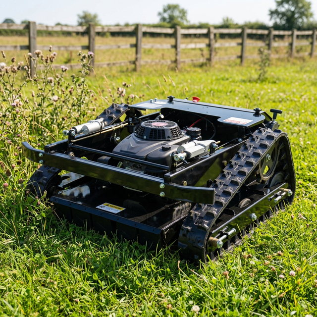 2026 Hot Sale Gasoline 4-Stroke Cordless Remote Control Industrial DIY Zero Turn Robot Lawn Mower