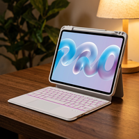 Étui de protection pour tablette Huawei MatePad Pro 12 avec clavier intégré, stylet et support pour stylet, clavier détachable