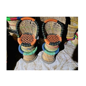 Taburete de caña de madera de bambú, muebles de comedor de la India, fabricante al por mayor - Product Image 6