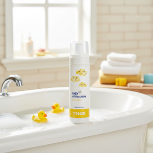 Savon moussant doux pour bébé TTO 200 ml à l'huile de camomille, à l'huile d'arbre à thé et à la vitamine E, antibactérien, hydratant en profondeur, anti-âge, réparateur - Product Image 3