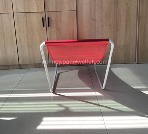 Chaise longue de plage <span class=keywords><strong>pliable</strong></span> et portable à dossier haut, rayée bleue, pour adultes, vente en gros pour le <span class=keywords><strong>camping</strong></span> - Product Image 6