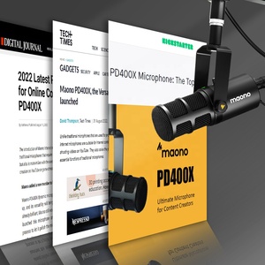 Mikrofon Dinamis MAONO XLR USB Dual Mode Peralatan Podcast Kontrol EQ untuk Podcast Gaming Streaming Mikrofon XLR Profesional - Product Image 6