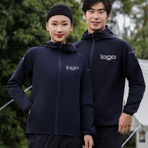 Sun Protection Hoodie Ideal For Beach Walking With UV Protection Technology And Zipper Closure Fabric By Men - Product Image 4