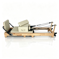 Appareil de Pilates Reformer en chêne massif à prix abordable – Machine de Pilates haut de gamme pour clubs de fitness et studios