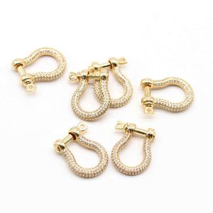 18K 골드 도금 나사 걸쇠 구슬 긴 목걸이 Cz 마이크로 포장 보석 결과 - Product Image 1