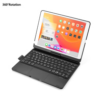 Clavier sans fil BT avec pavé tactile rotatif à 360 degrés intégré pour iPad 9 10,2 10,5 pouces Pièce de réparation électronique