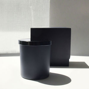 8 औंस 10 औंस 12 औंस 16 औंस रंग पेंटिंग मैट शीनी ब्लैक ग्लास रचनात्मक मोमबत्ती जार सिलेंडर ऑरा पोत घर की सजावट के लिए - Product Image 2