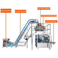 Ensacheuse entièrement automatique pour papier alimentaire, riz, sucre, sel, granulés, poudre, sachets à bec verseur et sachets préformés, à économie d'énergie
