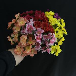 Bouquet d'azalées artificielles Junheyuan jaunes, roses, rouges et violettes en soie pour décoration intérieure et extérieure, arrangement floral - Product Image 3
