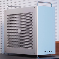 B2Max 32L Full Aluminum Mid Tower MicroATX Computer Case with 360mm Cooling Side Panel Window ATX/SFX Power Supply Support