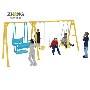 Mongolia popular best selling outdoor amusement park rides wholesale kids outdoor playground equipment outdoor park swing