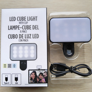 Mini Lumière LED à Clip pour Selfie, Téléphone Portable, 3 Couleurs, Lumière d'Appoint, Visioconférence, Lampe Vidéo Portable - Product Image 6