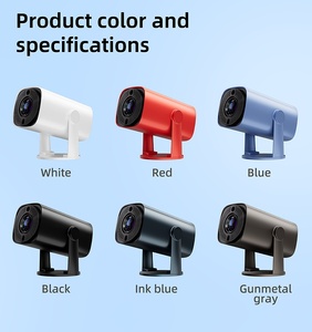 โปรเจคเตอร์ขนาดเล็กแบบพกพาจอแอลซีดี1080P สมาร์ทแอนดรอยด์ WiFi BT Quad Core โปรเจคเตอร์โทรศัพท์มือถือสำหรับโฮมเธียเตอร์/กลางแจ้ง /<span class=keywords><strong>meetin</strong></span> - Product Image 5