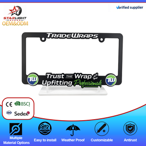 Cornice Porta <span class=keywords><strong>Targa</strong></span> Personalizzata 2026 XGS OEM Regolabile per Mongolia, Stati Uniti, America Latina, Sud America, Perù - Product Image 1
