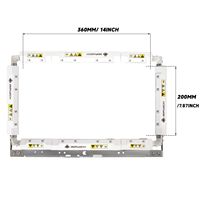 Cadre magnétique pour broderie PRMS360 de 200x360 mm (7,87x14 pouces) pour machine à broder Brother One PR1X à aiguille simple