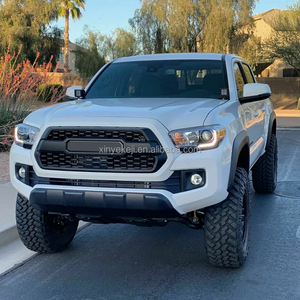 กระจังหน้าสไตล์โปรสำหรับปี 2016-2021 วัสดุ ABS สีดำด้าน พร้อมไฟ LED สีเหลืองอำพัน ตัวอักษรเปลี่ยนได้ ใหม่ - Product Image 6