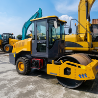 Compacteur de sol XS600J 6 tonnes, double vitesse, capacité de montée de 35 %, rayon de braquage de 5000 mm pour fondations