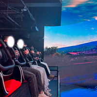 Proyecto de Cine Volador Comercial para Interiores, Simulador de Cine en Domo, Equipamiento Personalizado para Películas 7D 9D con Imágenes 4K Ultra-HD