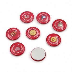 Promotion Small Tiny Size Refrigerator Souvenir 32Mm 35Mm 38Mm 40Mm 50Mm Logo Photo Button Badge <b>Fridge</b> Magnets Custom - Product Image 1