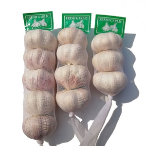 Preço por atacado 20kg Mesh Bag 5.5cm Alho Fresco Branco Normal para Exportação - Product Image 6