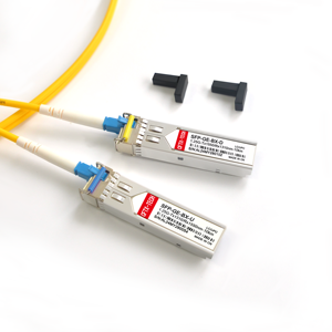 Émetteur-récepteur Bidi SFP 1,25 G à <span class=keywords><strong>fibre</strong></span> unique 10 km LC 1310 nm-TX/1550 nm-RX avec DOM 5G compatible PoE pour les principales marques de commutateurs - Product Image 1