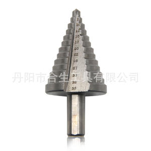 Brocas escalonadas métricas Mr Drill de 5-35 mm con vástago hexagonal y acabado brillante para metales no ferrosos, herramienta de perforación de metal para trabajar la madera - Product Image 4