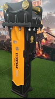 Marteau hydraulique SQ50 le plus vendu avec moteur et burin de 100 mm pour excavatrices de 9 à 16 tonnes, état neuf