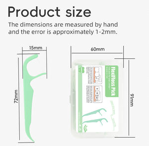 ไหมขัดฟันเลือกสำหรับจัดฟันอ่อนโยนบนเหงือกบางไหมขัดฟันไหมขัดฟันขัดฟันเรียบจัดฟันทนทานต่อการฉีกขาด - Product Image 6