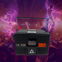 Lumière laser S-5W RGB pour mariage, animation de fête, éclairage de scène ILDA pour mariages, DJ, discothèque, bar, pub, contrôle DMX512