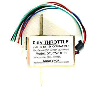 Módulo de Control Electrónico Curtis ET-126 MCU Compatible con Modos de Aceleración/Reversa de 0-5V DTJ07401B-H - Product Image 3