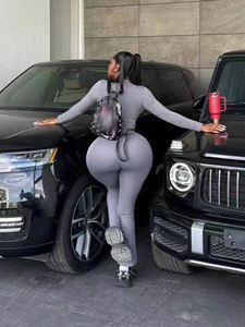 Trajes de mujer de otoño invierno Chaqueta corta y mallas Joggers Conjunto de 2 piezas Casual Lady Primavera Otoño Conjunto de dos piezas Trajes de mujer - Product Image 5