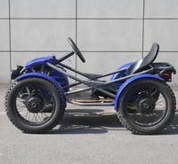 Quadricycle électrique tout-terrain 4x4 avec pneus larges, moto quadricycle de tourisme à quatre roues