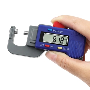 Mini digitale spessimetro quadrante pinza misuratore di larghezza strumenti di misura per cuoio acciaio piatto panno 0-12.7mm - Product Image 3