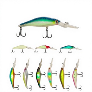 Leurre artificiel dur ABS 7,3g, coulant et lumineux, type Minnow, corps réfléchissant laser, œil de poisson 3D, hameçons triples à billes d'acier - Product Image 1