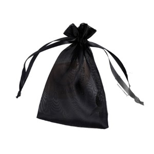 Sacs cadeaux en organza Dry Power 10x15cm avec cordon de serrage pour bijoux, emballage blanc, beige, gris, noir pour mariages, anniversaires et événements - Product Image 3