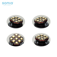 Appareil de beauté multifonctionnel électrique 4 en 1 pour les soins personnels de la peau, appareil facial portable à main, livré avec un coffret cadeau