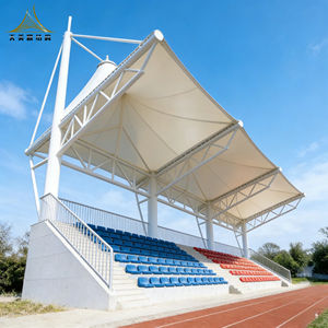 Moderne buiten sportstadion tribune overkapping PVDF spanstof membraanstructuur voor tribune schaduw - Product Image 6