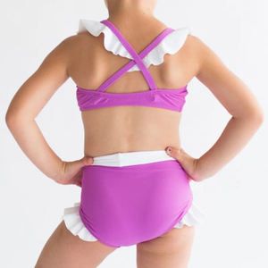 Camisole Ballet <span class=keywords><strong>Justaucorps</strong></span> Danse Dancewear Sangle Tops et Shorts Gymnastique Pratique Classe Équipe pour Filles Vêtements - Product Image 1