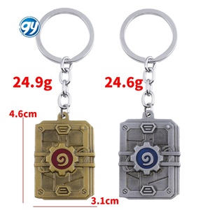 Llavero de <span class=keywords><strong>HearthStone</strong></span> Heroes of Warcraft, Colgante de Baraja de Cartas de Heartstone, Llavero para Mujeres, Hombres y Niños, Joyería - Product Image 6