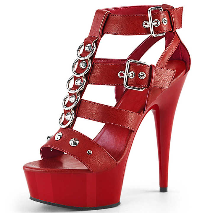 Open Toe Black thin heel Gothic Stripper pole dance 15cm Exotic Dancer pintai sandal women's fashion summer leaky toe sandals