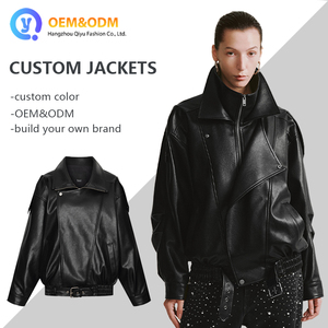 Giacca da <span class=keywords><strong>Donna</strong></span> in Denim con Pelliccia, Piumino Invernale <span class=keywords><strong>Oversize</strong></span> per Esterno, Moda 2026 QY OEM Personalizzabile all'Ingrosso - Product Image 1