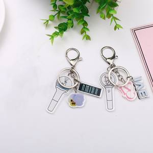 Llaveros de Acrílico con Luz de KPOP, ASTRO, IVE, NMIXX, ATEEZ, Haewon, <span class=keywords><strong>Wonyoung</strong></span>, Eunwoo, Accesorios para Llaves, Regalos de Cumpleaños para Fans - Product Image 2