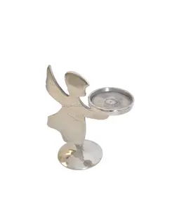 โลหะอลูมิเนียมยืนเทวดา T-LIGHT ผู้ถือที่มีคุณภาพสูงตารางด้านบนคริสมาสต์ใช้โลหะเชิงเทียน - Product Image 1