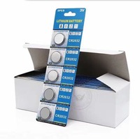 Batería de botón de litio CR2032 de 3V para electrodomésticos, metros, juguetes de Control remoto para coche, linterna, relojes y electrónica