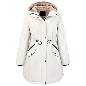 Abrigo de Invierno Cálido Personalizado Popular de Fábrica en Oferta para Mujer, Chaqueta Parka con Capucha y Forro de Lana - Product Image 2