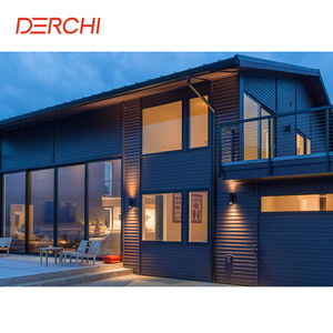 ทนต่อแรงกระแทกภายนอกที่ทันสมัยเลื่อนกรอบประตูอลูมิเนียมที่มีกระจกสองชั้น - Product Image 3