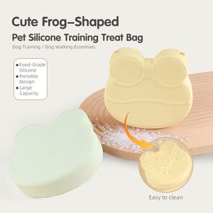Food-Grade Silicone Pet Training <b>Treat</b> <b>Bag</b> Portable Magnetic Closure <b>Dog</b> Food Pouch Hands-Free Reward <b>Bag</b> for Puppy Training - Product Image 4
