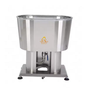 EUR PET Cor Personalizada Luxo Aço Inoxidável Pet Dog Bathing Grooming Bath Tub Spa Bathing Produtos para mimar seu animal de estimação - Product Image 2