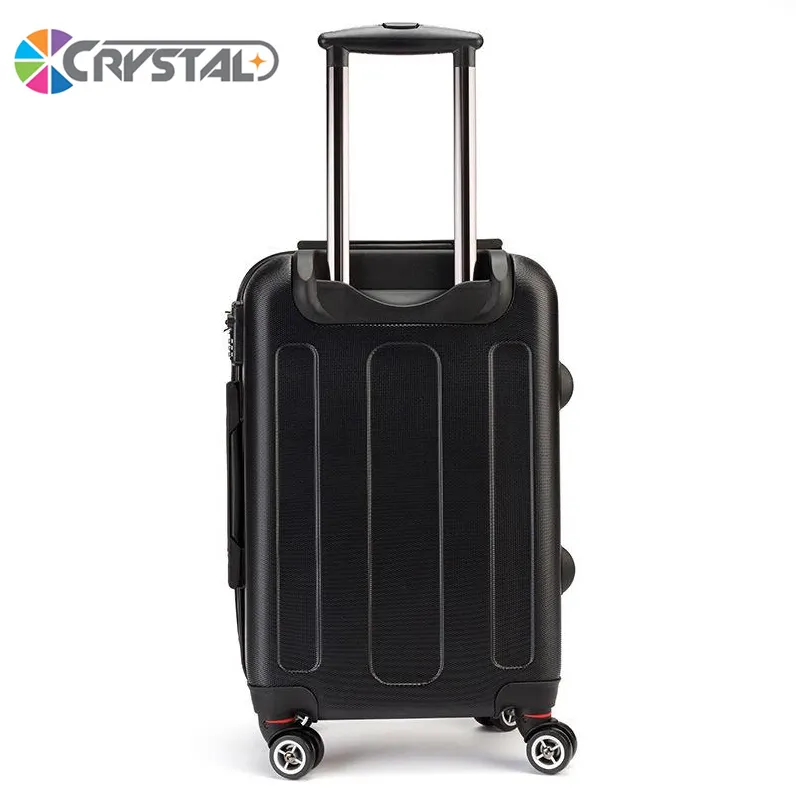 Transparent Clear 20/24/28 inch Customized Design ABS+PC Luggage Carry-On Travel Trolley Suitcase Set